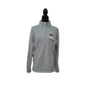 Patagonia Womens Blue Frosted Willow Long Sleeves Pullover Jacket Size Large